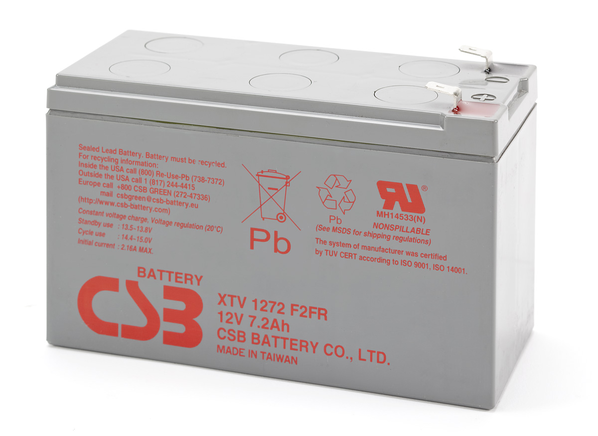 CSB蓄电池XTV1272 F2 FR