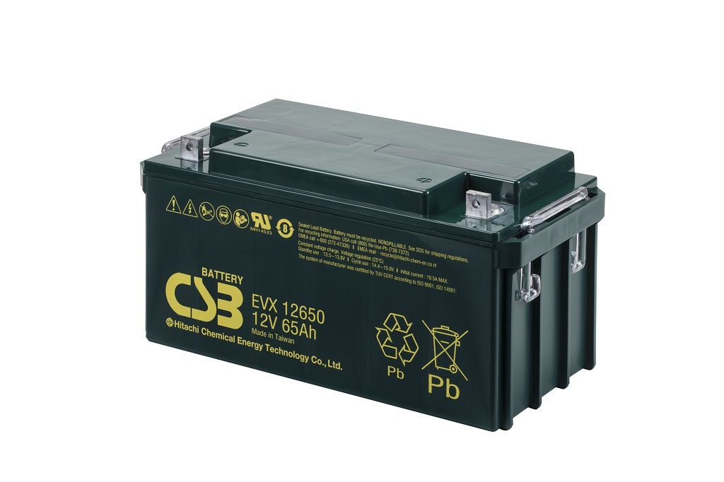 CSB蓄电池EVX12650